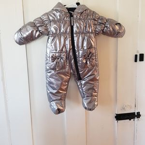 ROTHSCHILD Baby Stunning Silver Winter Jacket